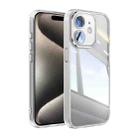 For iPhone 12 Acrylic Hybrid TPU Armor Shockproof Phone Case(Transparent) - 1