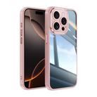 For iPhone 16 Pro Max Acrylic Hybrid TPU Armor Shockproof Phone Case(Pink) - 1