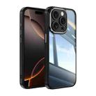 For iPhone 16 Pro Acrylic Hybrid TPU Armor Shockproof Phone Case(Black) - 1