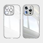 For iPhone 16 Acrylic Hybrid TPU Armor Shockproof Phone Case(Transparent) - 2