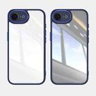 For iPhone 16e Acrylic Hybrid TPU Armor Shockproof Phone Case(Blue) - 2