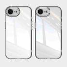 For iPhone 16e Acrylic Hybrid TPU Armor Shockproof Phone Case(Transparent) - 2