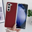 For Samsung Galaxy Z Fold5 Kevlar Carbon Fiber Ultra-thin Shockproof Phone Case(Red) - 2