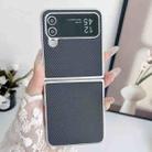 For Samsung Galaxy Z Flip3 / Flip4 Kevlar Carbon Fiber Ultra-thin Shockproof Phone Case(Black) - 2