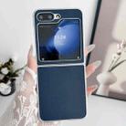 For Samsung Galaxy Z Flip5 Kevlar Carbon Fiber Ultra-thin Shockproof Phone Case(Dark Blue) - 2