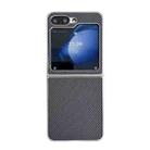 For Samsung Galaxy Z Flip5 Kevlar Carbon Fiber Ultra-thin Shockproof Phone Case(Black) - 1