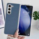 For Samsung Galaxy Z Fold Special Kevlar Carbon Fiber Ultra-thin Shockproof Phone Case(Blue) - 2