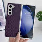 For Samsung Galaxy Z Fold Special Kevlar Carbon Fiber Ultra-thin Shockproof Phone Case(Purple) - 2