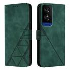For TCL 50 5G Crossbody 3D Embossed Flip Leather Phone Case(Green) - 2