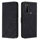 For TCL 30 XL / T701DL Crossbody 3D Embossed Flip Leather Phone Case(Black) - 2