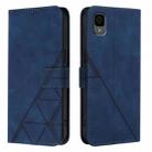 For TCL 30 Z / T602DL Crossbody 3D Embossed Flip Leather Phone Case(Blue) - 2