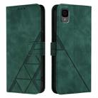 For TCL 30 Z / T602DL Crossbody 3D Embossed Flip Leather Phone Case(Green) - 2