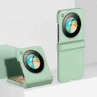 For ZTE nubia Flip 3 in 1 Skin Feel PC Phone Case(Mint Green) - 1