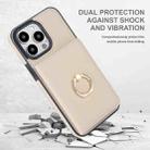 For iPhone 15 Pro Max RFID Anti-theft Card Ring Holder Phone Case(White) - 2