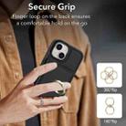 For iPhone 15 Plus RFID Anti-theft Card Ring Holder Phone Case(Black) - 3