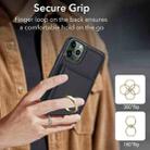 For iPhone 11 Pro RFID Anti-theft Card Ring Holder Phone Case(Black) - 3