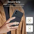 For iPhone XS / X RFID Anti-theft Card Ring Holder Phone Case(Black) - 3