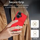 For iPhone 16 Plus RFID Anti-theft Card Ring Holder Phone Case(Red) - 3