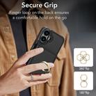 For iPhone 16 RFID Anti-theft Card Ring Holder Phone Case(Black) - 3