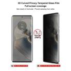 For Motorola Edge 50 Pro imak 3D Curved HD Full Screen Anti-spy Tempered Glass Protective Film - 3