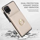 For Samsung Galaxy A12 RFID Anti-theft Card Ring Holder Phone Case(White) - 2