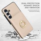 For Samsung Galaxy A15 4G/5G RFID Anti-theft Card Ring Holder Phone Case(White) - 2