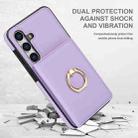 For Samsung Galaxy A15 4G/5G RFID Anti-theft Card Ring Holder Phone Case(Purple) - 2