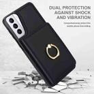 For Samsung Galaxy S21 5G RFID Anti-theft Card Ring Holder Phone Case(Black) - 2