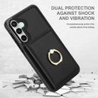 For Samsung Galaxy S23 FE 5G RFID Anti-theft Card Ring Holder Phone Case(Black) - 2