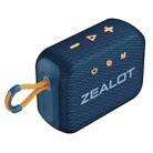 Zealot S75 Portable Outdoor IPX6 Waterproof Bluetooth Speaker(Blue) - 1