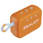 Zealot S75 Portable Outdoor IPX6 Waterproof Bluetooth Speaker(Orange) - 1