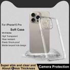 For iPhone 15 Pro IMAK UX-5 Series Transparent TPU Phone Case - 2