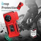 For OnePlus 11 5G Sliding Camshield Holder Phone Case(Red) - 2