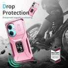 For OnePlus Nord CE3 5G Sliding Camshield Holder Phone Case(Pink + Rose Red) - 2