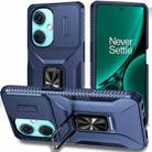 For OnePlus Nord CE3 5G Sliding Camshield Holder Phone Case(Blue) - 1