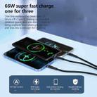 6A 66W 3 in 1 USB-C/Type-C to 8 Pin+Micro USB+USB-C/Type-C Fast Charging Braided Data Cable(Black) - 3