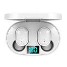 E6S LED Display TWS Wireless Bluetooth Earphone(White) - 1