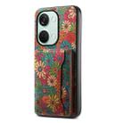 For OnePlus Ace 2V Card Slot Holder Phone Case(Spring Green) - 1