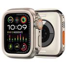 For Apple Watch Series 6 / 5 / 4 / SE 44mm Change to Ultra 49mm Alloy Watch Case(Titanium Color) - 1