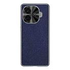 For vivo Y200 GT Silver Edge Cross Texture PU Leather Phone Case(Sapphire Blue) - 1