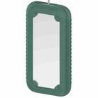 For Apple Vision Pro Accessories Power Bank Storage Silicone Protective Case(Dark Green) - 1