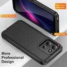 For Motorola Moto G 5G 2025 Life Waterproof Rugged PC + Silicone Phone Case(Black) - 3