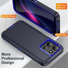 For Motorola Moto G 5G 2025 Life Waterproof Rugged PC + Silicone Phone Case(Dark Blue + Royal Blue) - 3