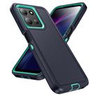 For Motorola Moto G 5G 2025 Life Waterproof Rugged PC + Silicone Phone Case(Dark Blue + Light Blue) - 2