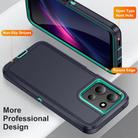 For Motorola Moto G 5G 2025 Life Waterproof Rugged PC + Silicone Phone Case(Dark Blue + Light Blue) - 3