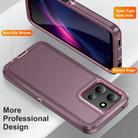 For Motorola Moto G 5G 2025 Life Waterproof Rugged PC + Silicone Phone Case(Purple + Pink) - 3