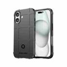 For iPhone 16 Pro Max Full Coverage Shockproof TPU Phone Case(Black) - 1