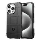 For iPhone 16 Pro Full Coverage Shockproof TPU Phone Case(Black) - 1