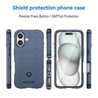 For iPhone 16 Full Coverage Shockproof TPU Phone Case(Blue) - 2