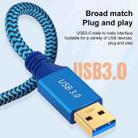 Printer / Hard Disk USB 3.0 Male to Male Connector Cable, Length:0.3m(Blue) - 3